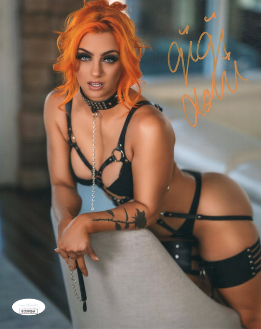 Gigi Dolin WWE NXT (8x10 metallic) JSA COA photo signed auto autographed