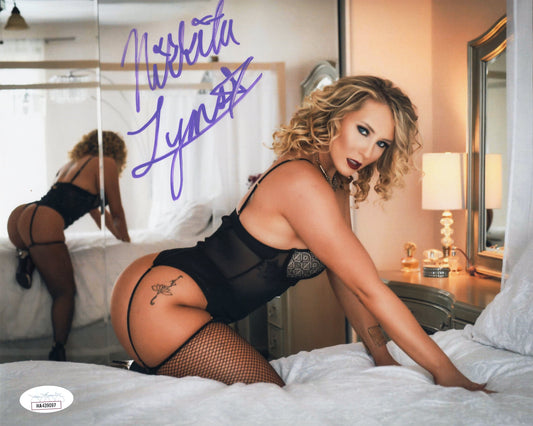 Nikkita Lyons jsa certed 8x10 FUNHOUSE metallic photo signed auto autographed