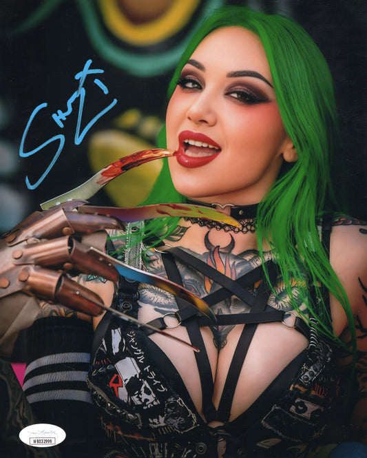 Shotzi (8x10 metallic) Funhouse JSA COA photo signed auto autographed WWE