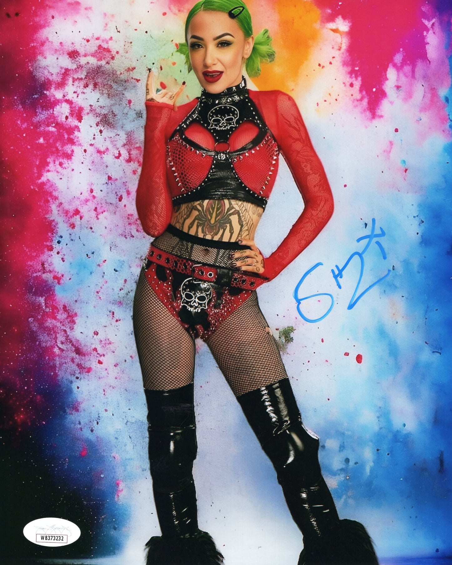 Shotzi (8x10 metallic) Funhouse JSA photo signed auto autographed WWE