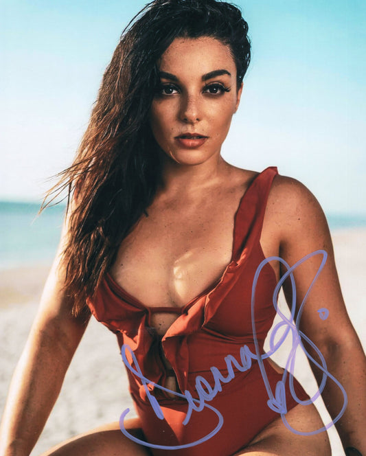 Deonna Purrazzo (8x10 metallic) photo signed auto autographed AEW TNA