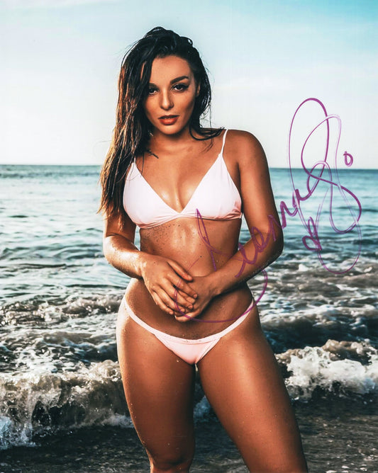 Deonna Purrazzo (8x10 metallic) photo signed auto autographed AEW TNA