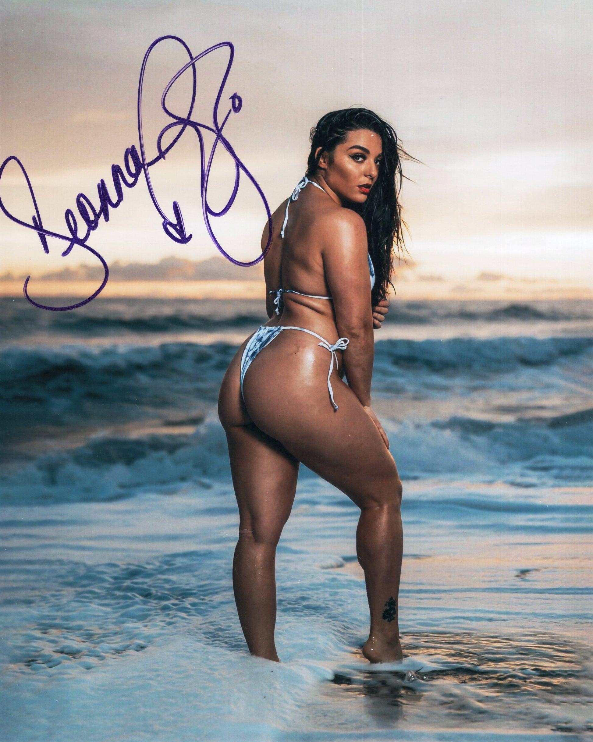 Deonna Purrazzo (8x10 metallic) photo signed auto autographed AEW TNA –  Funhouse Autographs