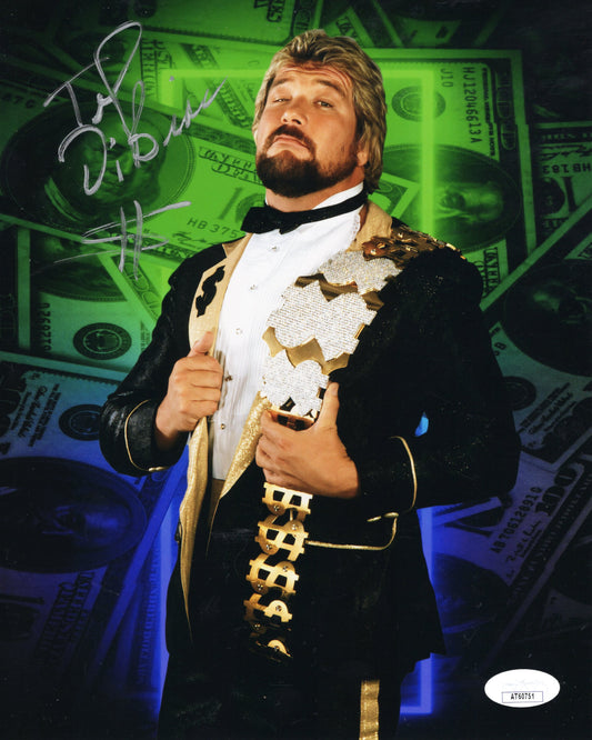 Ted DiBiase (8x10 Metallic) JSA COA WWF WCW photo signed auto autographed