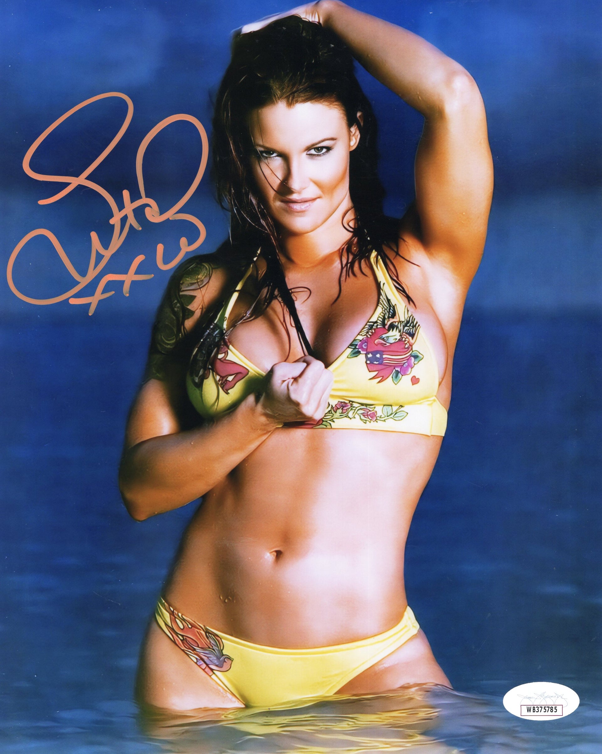 Lita (8x10 Metallic) JSA WWF WWE SEXY photo signed auto autographed –  Funhouse Autographs