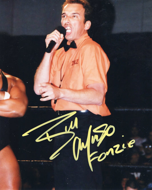 Bill Alfonzo Fonzie (metallic 8x10) funhouse photo signed auto autographed ECW