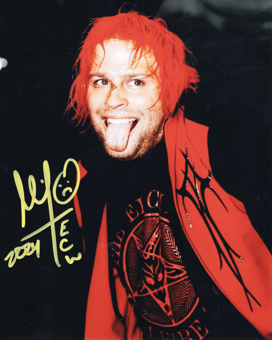 Mikey Whipwreck (metallic 8x10) funhouse photo signed auto autographed ECW