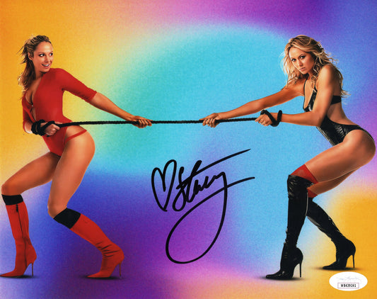 Stacy Keibler (8x10 Metallic) JSA COA WWF WCW photo signed auto