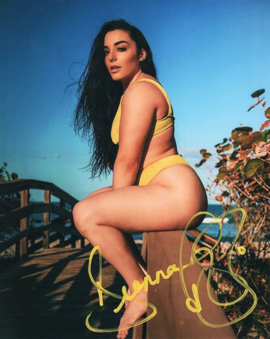 Deonna Purrazzo (8x10 metallic) photo signed auto autographed AEW TNA