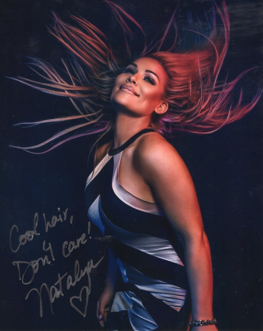 Natayla Neidhart (metallic 8x10) photo signed auto autographed WWE inscribed