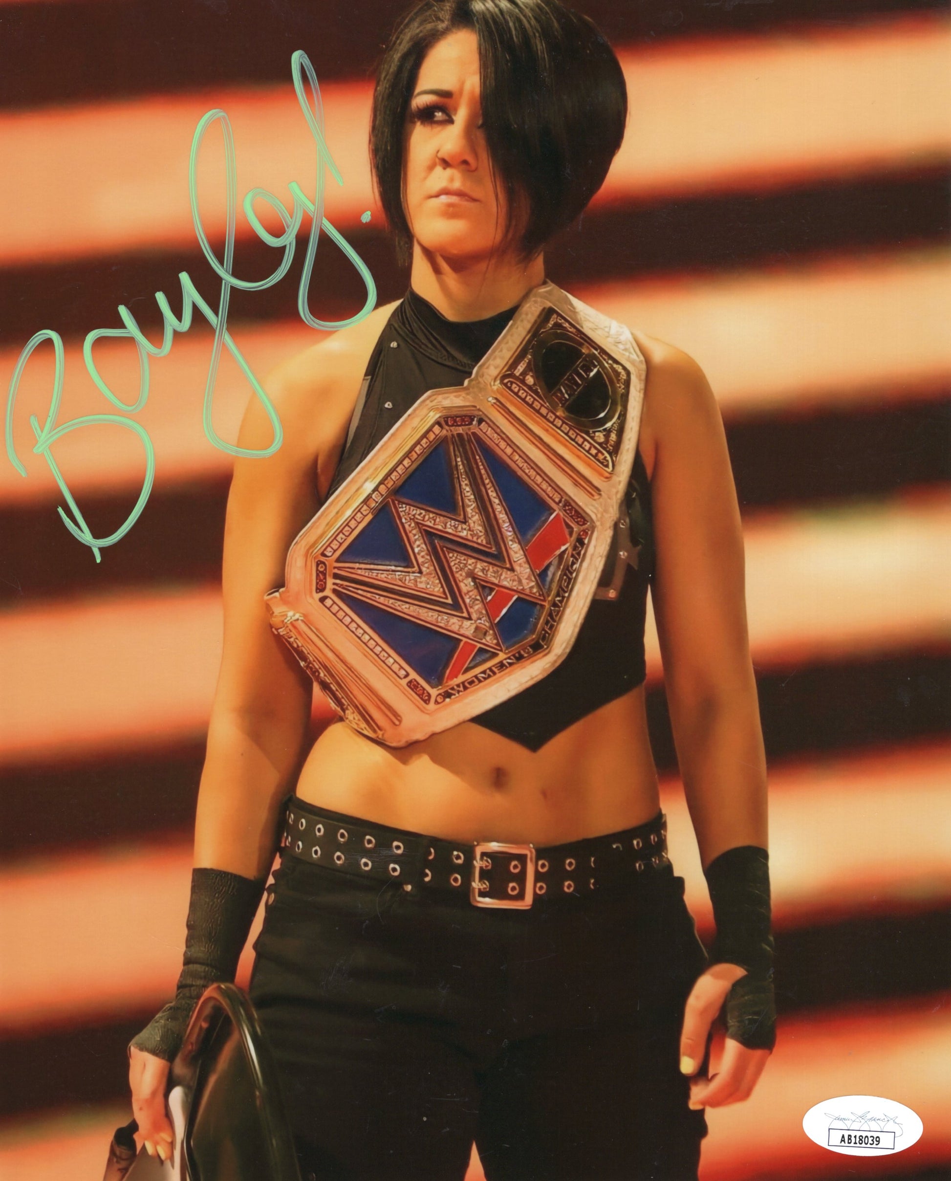 Bayley (metallic 8x10) FUNHOUSE NXT WWE Sexy Hot signed jsa – Funhouse  Autographs