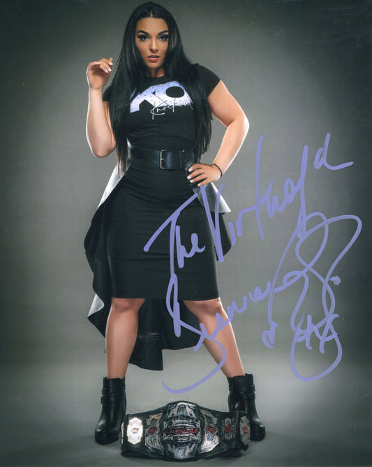 Deonna Purrazzo (8x10 metallic) photo signed auto autographed AEW TNA