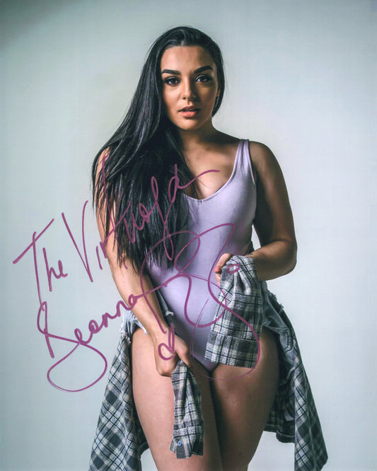 Deonna Purrazzo (8x10 metallic) photo signed auto autographed AEW TNA