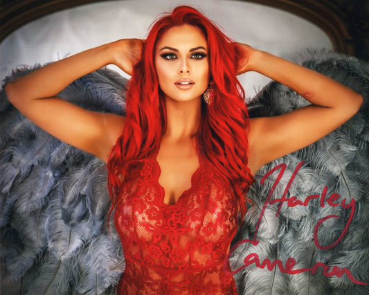 Harley Cameron (metallic 8x10) photo signed auto autographed AEW TNA