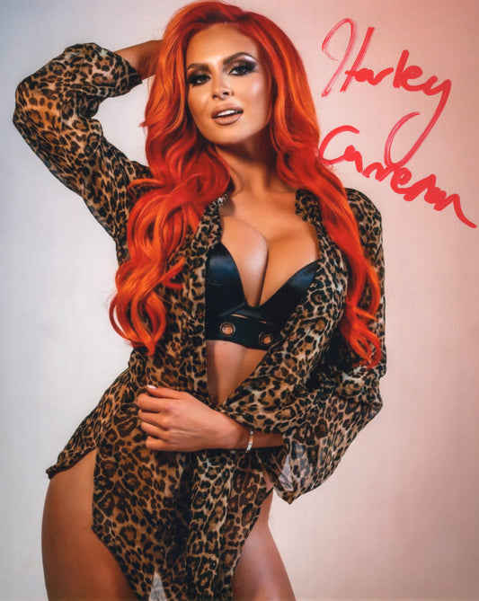 Harley Cameron (metallic 8x10) photo signed auto autographed AEW TNA