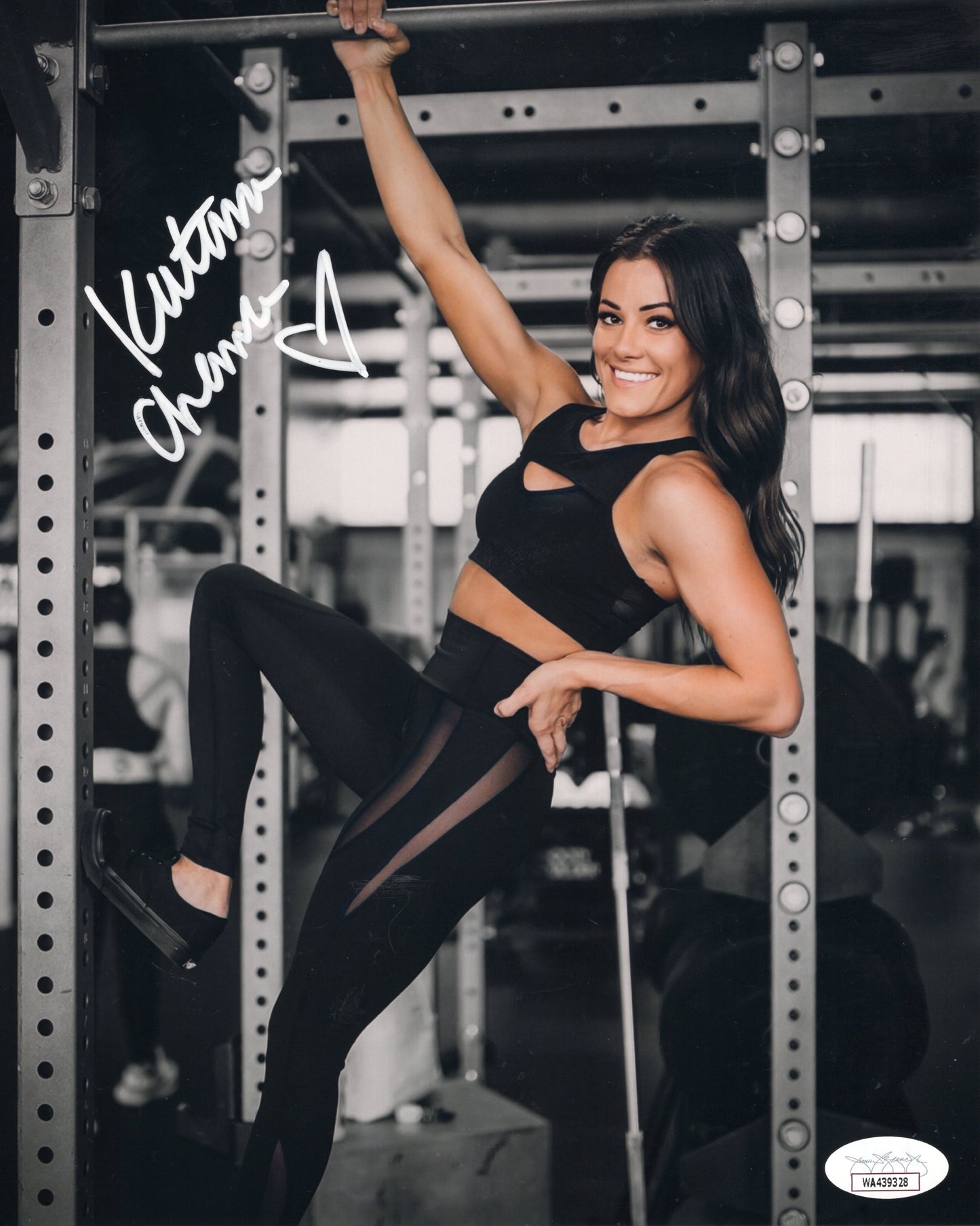 Katana Chance (8x10 funhouse metallic) nxt signed Kacy catanzaro autographed JSA