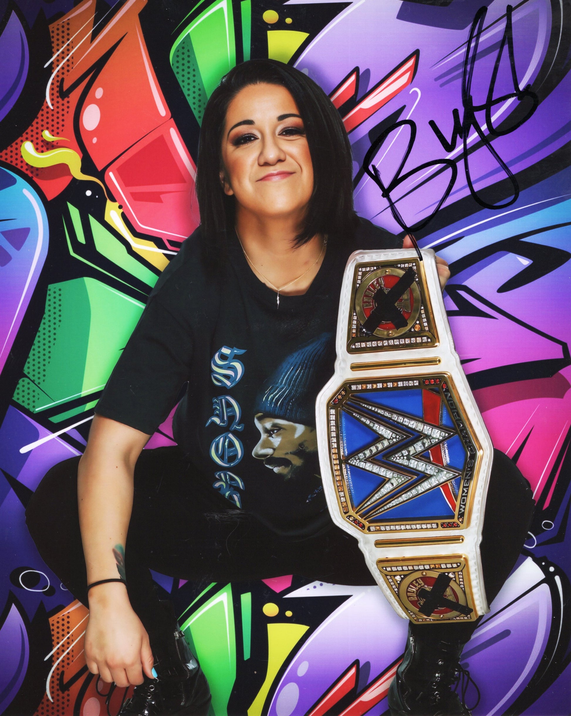 Bayley (metallic 8x10) FUNHOUSE NXT WWE Sexy Hot signed – Funhouse  Autographs