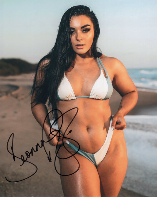 Deonna Purrazzo (8x10 metallic) photo signed auto autographed AEW TNA