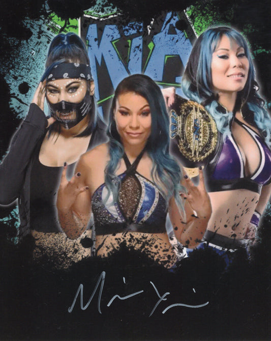 Mia Yim (aka Michin) (8x10) WWE TNA  photo signed auto autographed