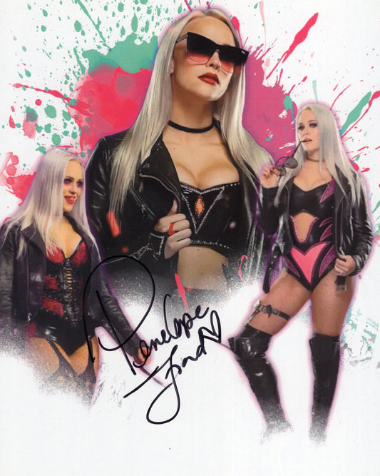 Penelope Ford (8x10) AEW photo signed auto autographed