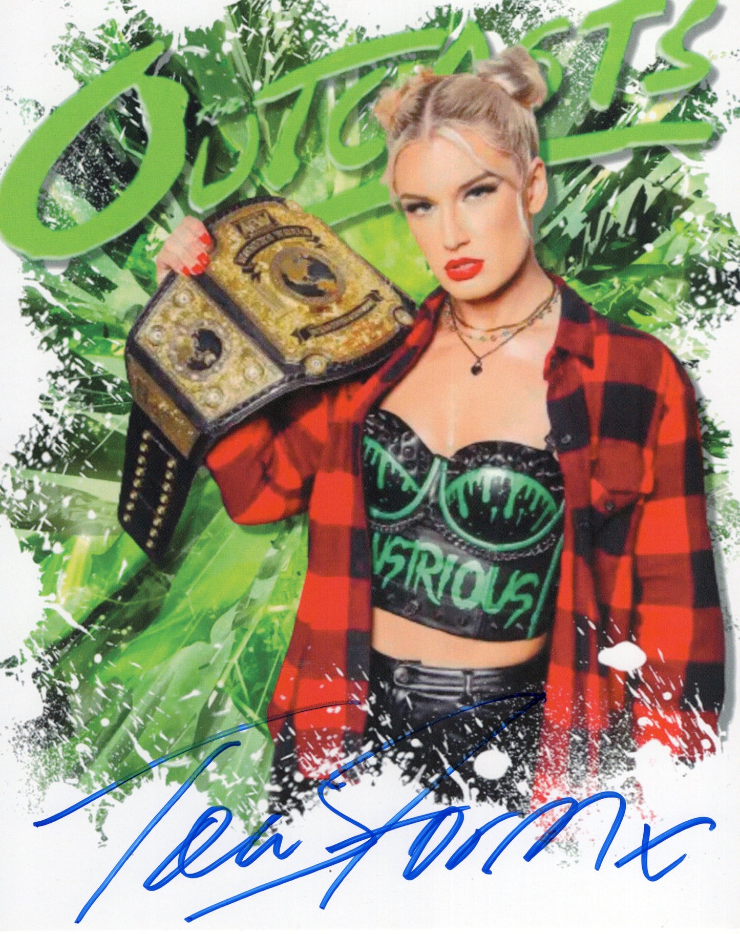 Toni Storm (8x10) AEW photo signed auto autographed WWE