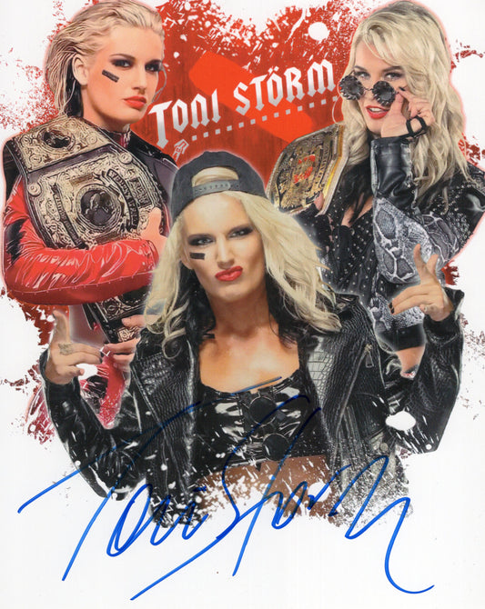 Toni Storm (8x10) AEW photo signed auto autographed WWE