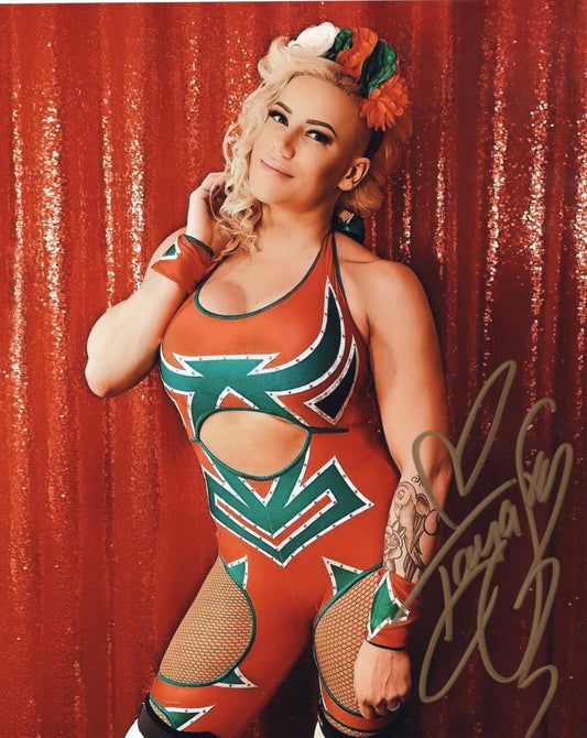 Taya Valkyrie TNA IMPACT 8x10 photo signed auto autographed