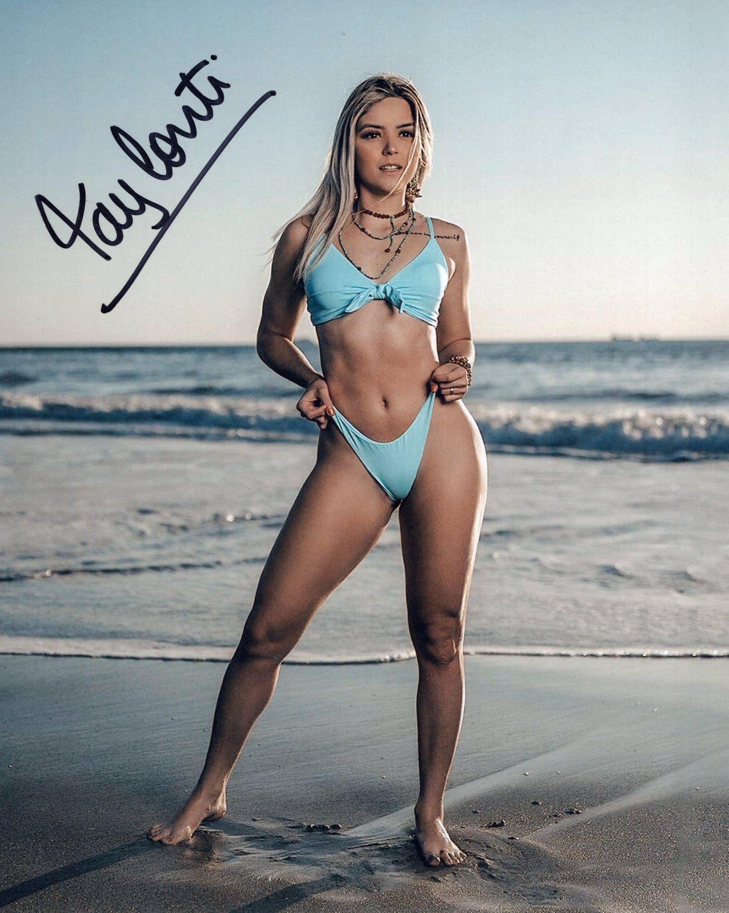 Tay Conti (8x10) photo AEW photo signed auto autographed