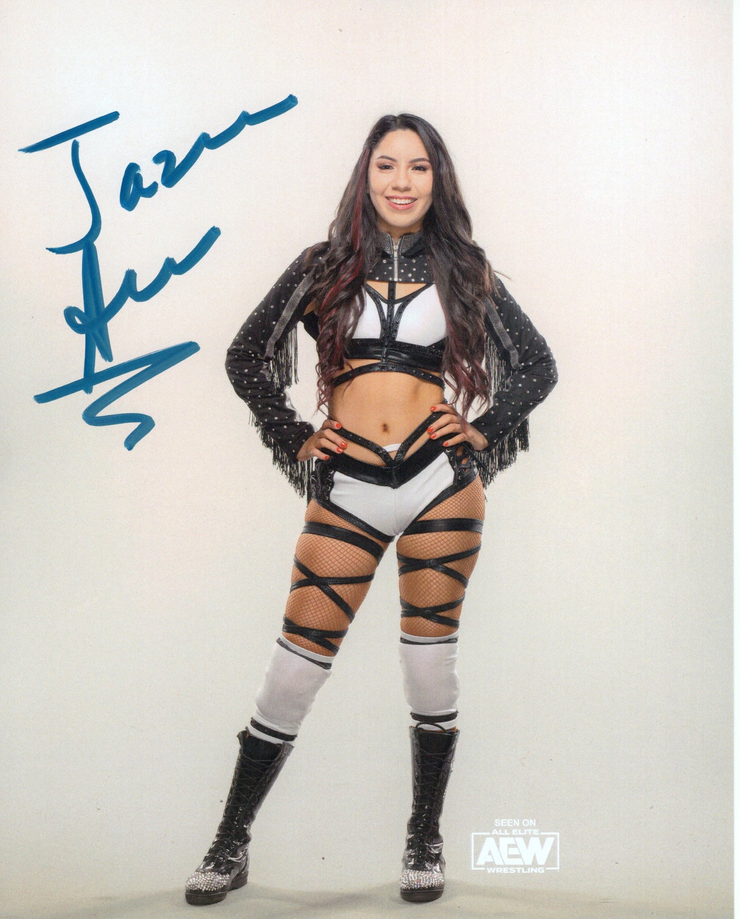 Jazmin Allure (8x10) TNA photo signed auto autographed