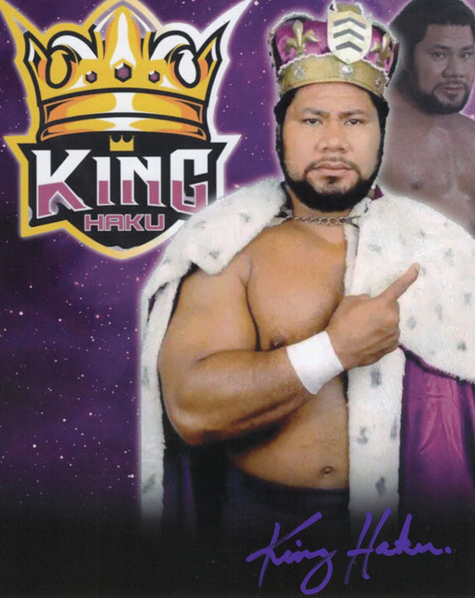 Haku Meng (8x10) photo WWE WCW WCW NJPW photo signed auto autographed