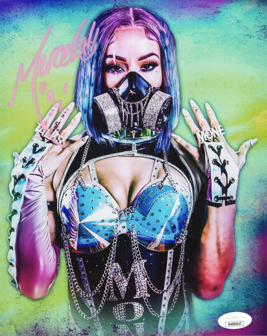 Mercedes Mone Sasha Banks (metallic 8x10) wwe aew njpw  jsa photo signed