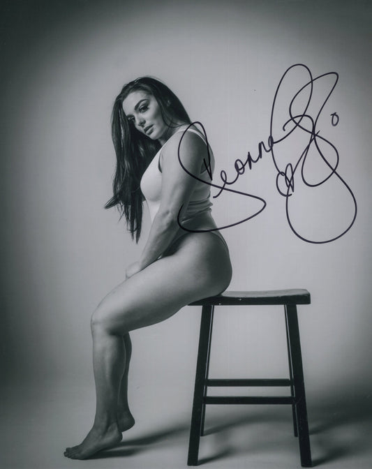 Deonna Purrazzo (8x10 metallic) photo signed auto autographed AEW TNA