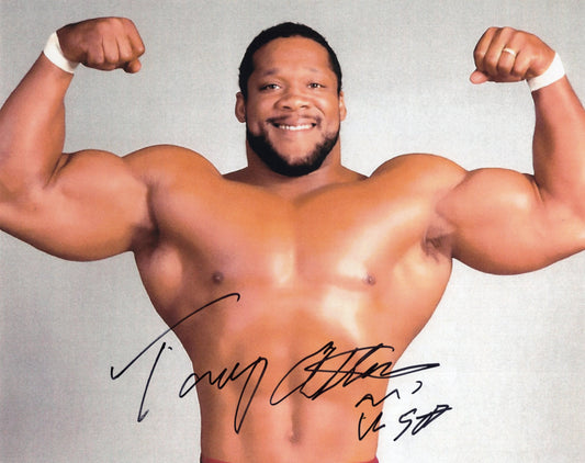 Tony Atlas (8x10) wwf signed autographed photo photo signed auto autographed