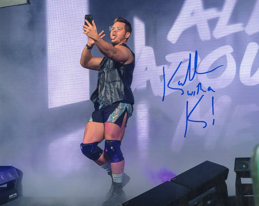 Kaleb with a K! 8x10 photo signed auto autographed TNA impact