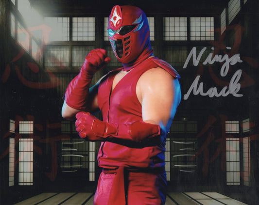 Ninja Mack GCW 8x10 photo signed auto autographed