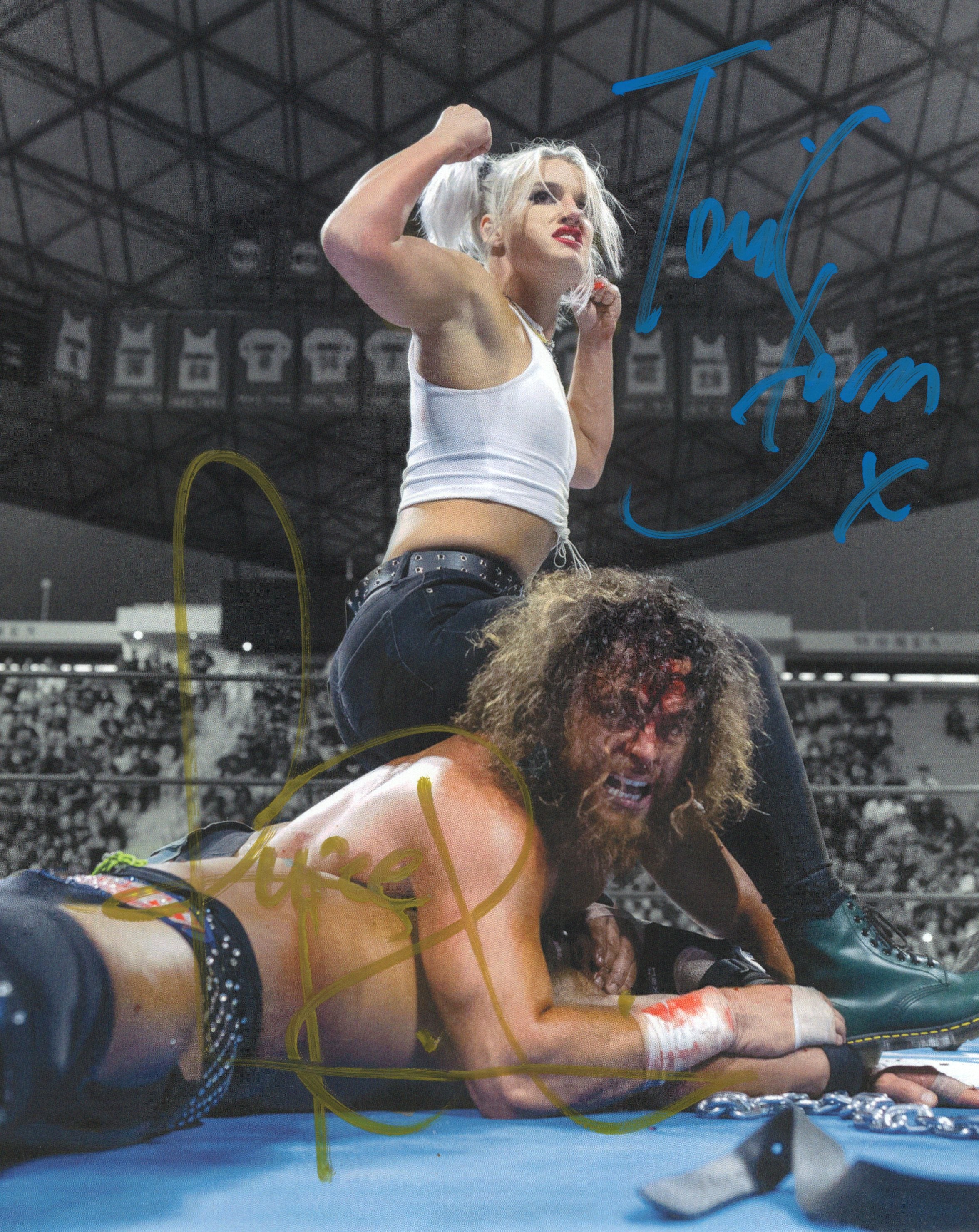 Bundle private listing AEW Toni Storm Signed outlet 8x10 w/coa