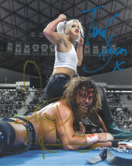 Toni Storm and Juice Robinson (8x10) AEW photo signed auto autographed