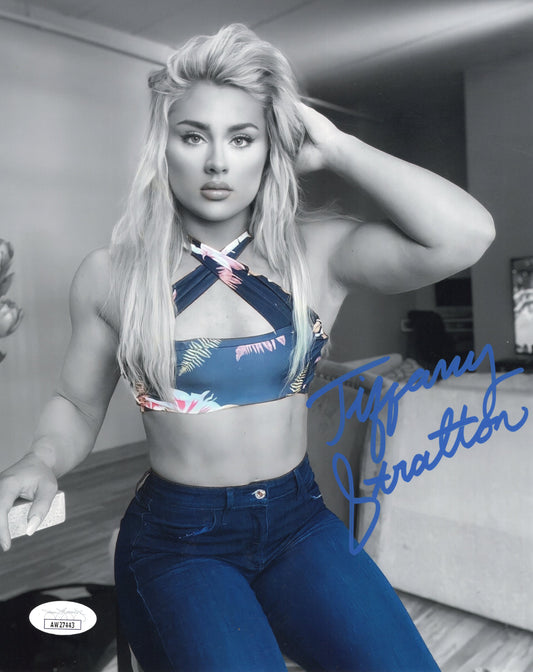 Tiffany Stratton (8x10) ful signature JSA COA WWE NXT autograph signed photo