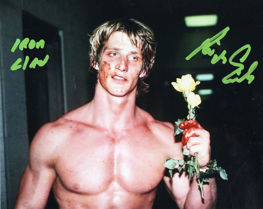 Kevin Von Erich (metallic 8x10) signed autographed photo funhouse WWF WCCW NWA