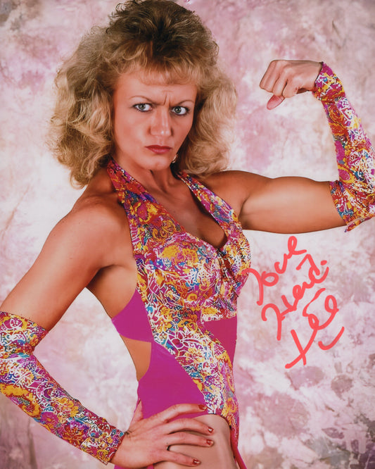 Heidi Lee Morgan (metallic 8x10) signed autographed photo funhouse