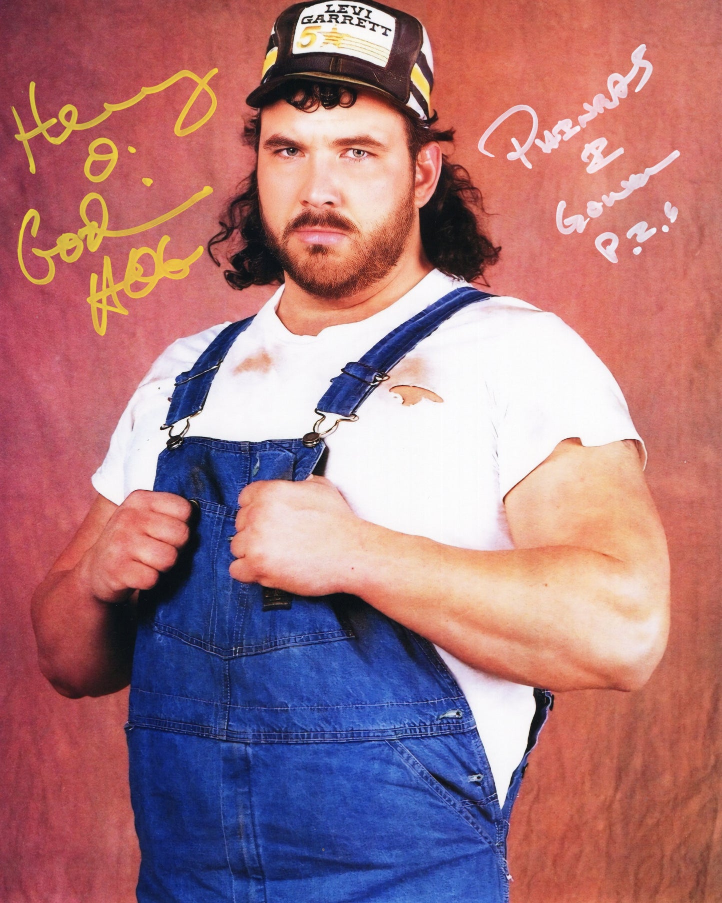 Henry O. Godwin (metallic 8x10) signed autographed photo funhouse WWF