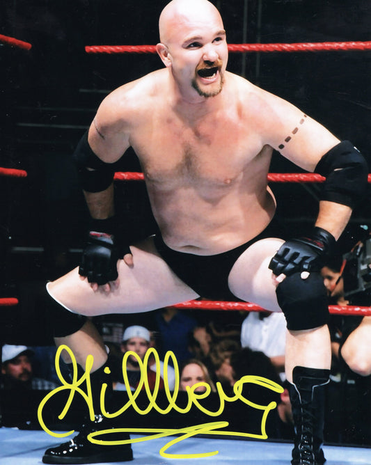 Gillberg Duane Gill (metallic 8x10) signed autographed photo funhouse WWF