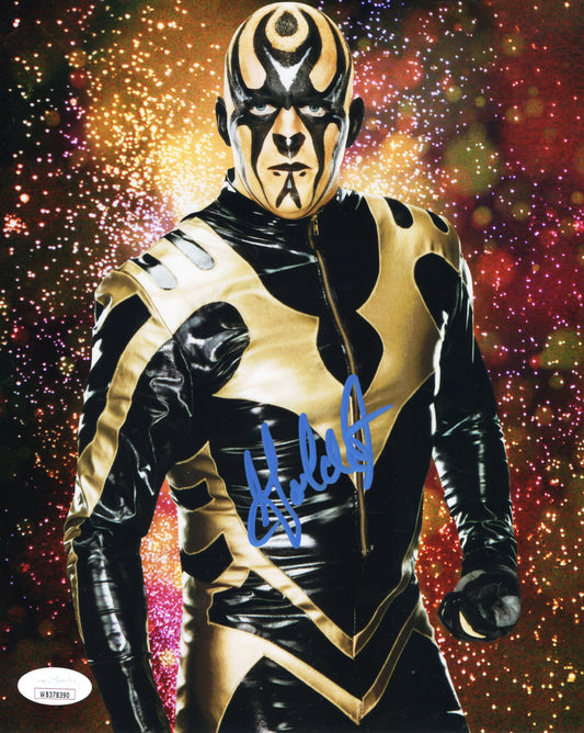 Goldust Dustin Rhodes (8x10 metallic) JSA COA WWE WWF photo signed autograph