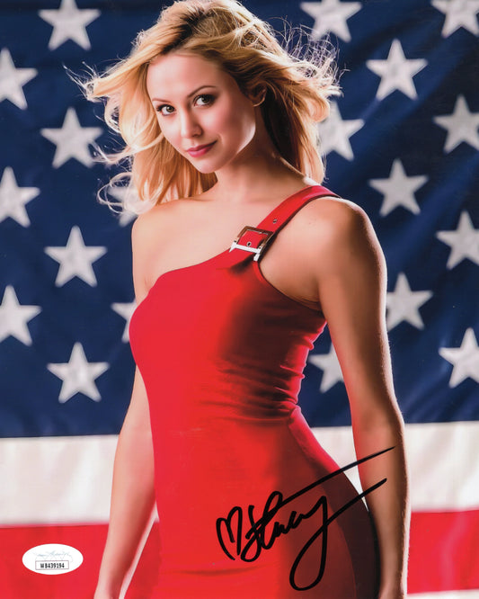 Stacy Keibler (8x10 ELITE METALLIC) JSA COA WWF WCW photo signed auto