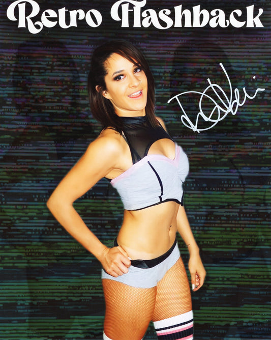 Dakota Kai (funhouse metallic 8x10) WWE photo signed auto autographed