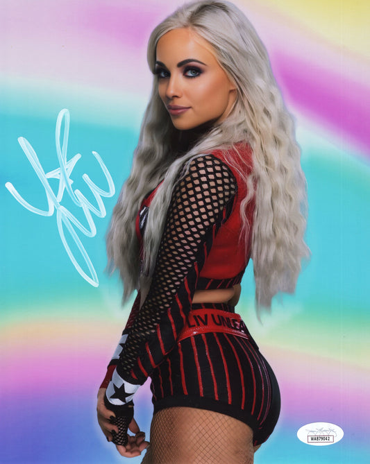 Liv Morgan (metallic 8x10) jsa photo signed auto autographed WWE