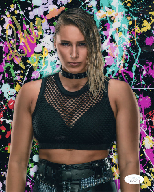 Rhea Ripley (8x10 metallic) jsa coa Funhouse MAMI photo signed auto autographed