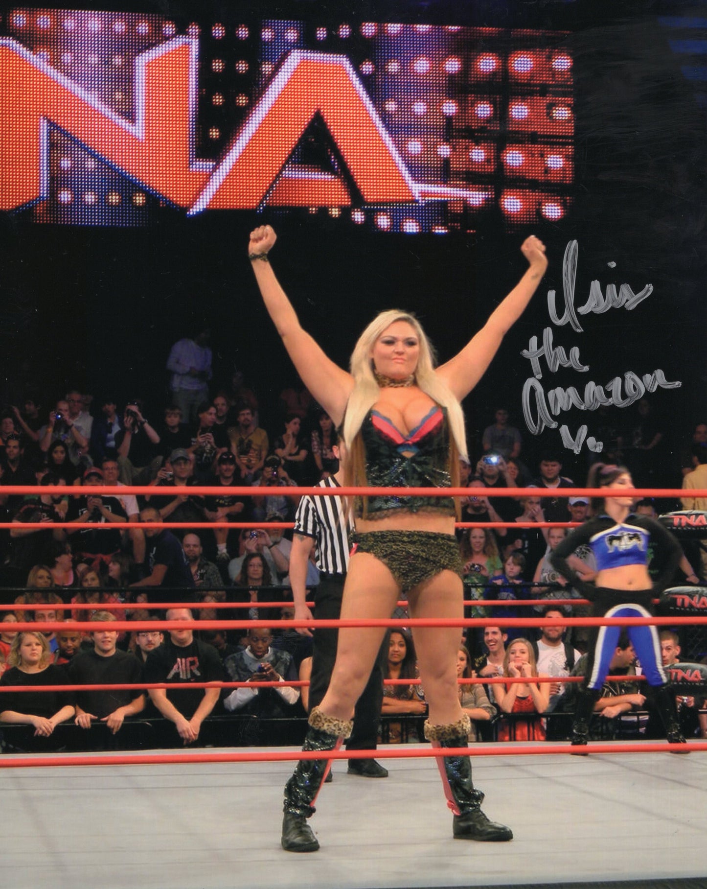 Isis the Amazon TNA WWE NXT 8x10 photo signed auto autographed