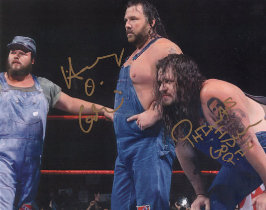 The Godwins dual (8x10) signed autographed photo funhouse WWF