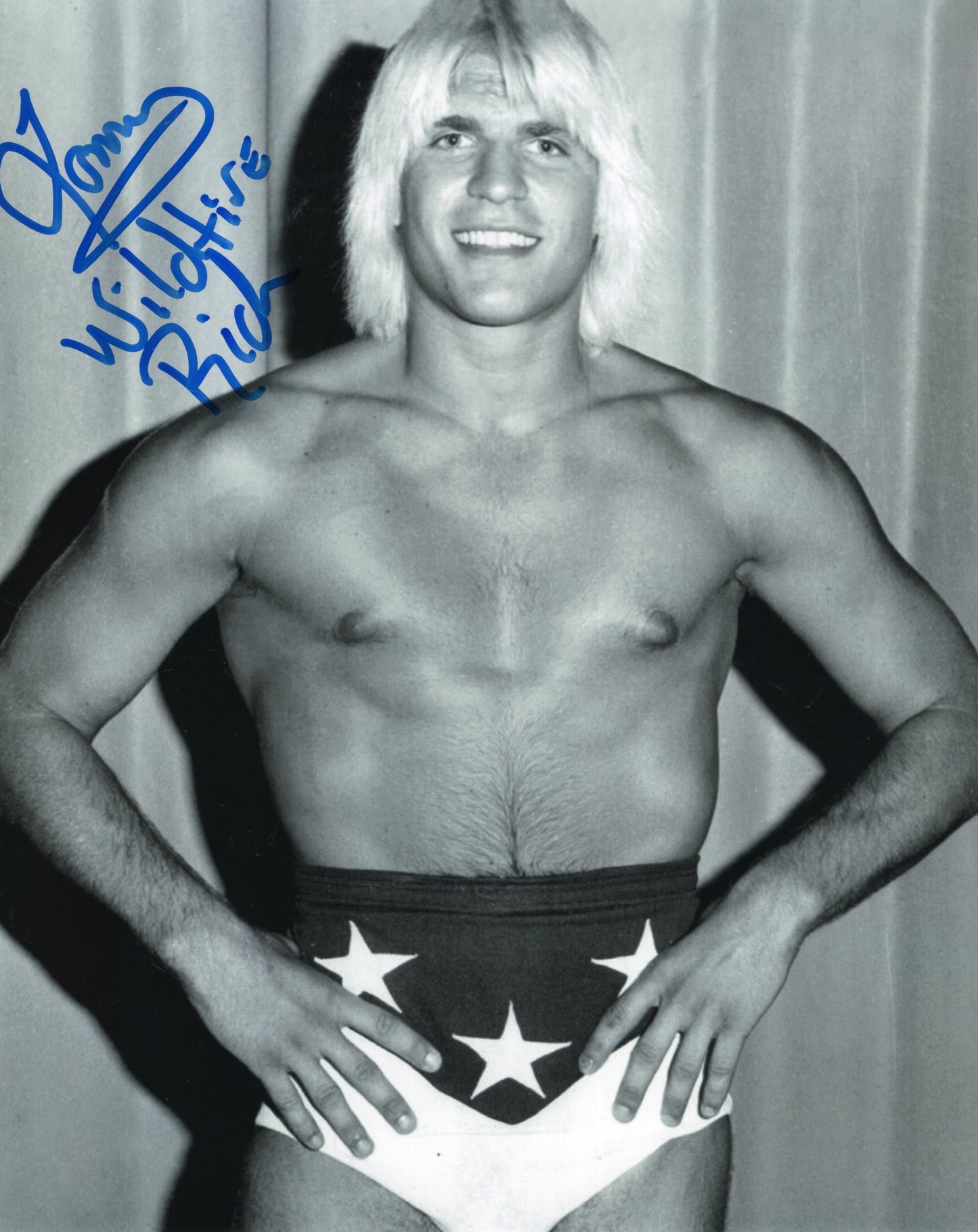 Wildfire Tommy Rich 8x10 ECW WCW GCW photo signed auto autographed